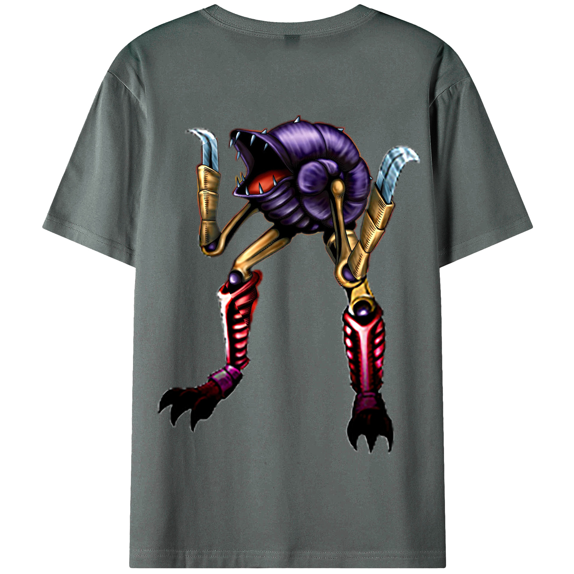 （画像用） 遊☆戯☆王 Yu-Gi-Oh! 綿100％半袖Tシャツ（背面プリント）